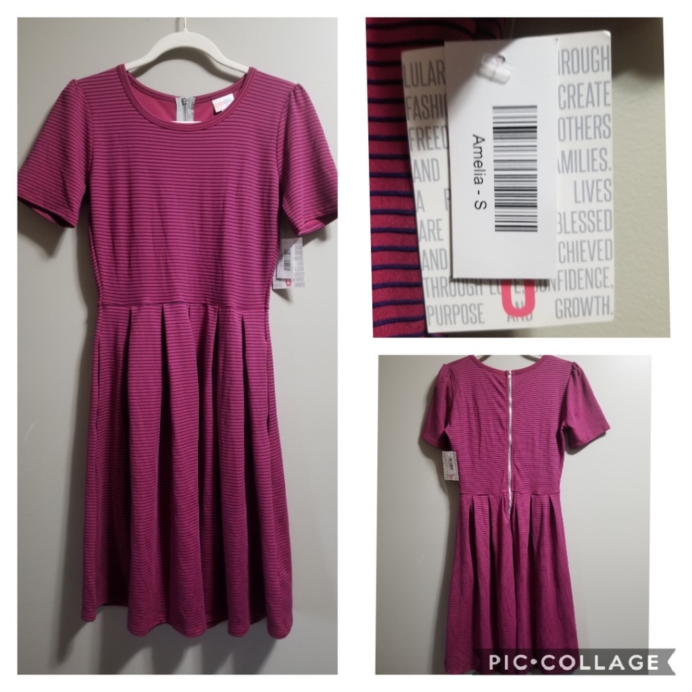 LulaRoe Amelia NWT dress small